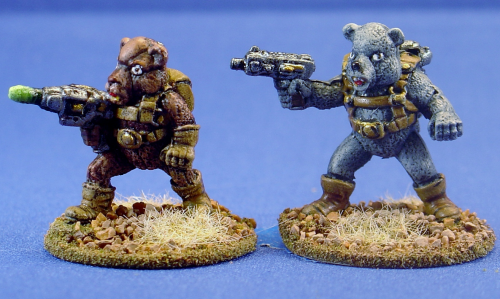 Killer Teddy Bears w/Laser Pistols (2)